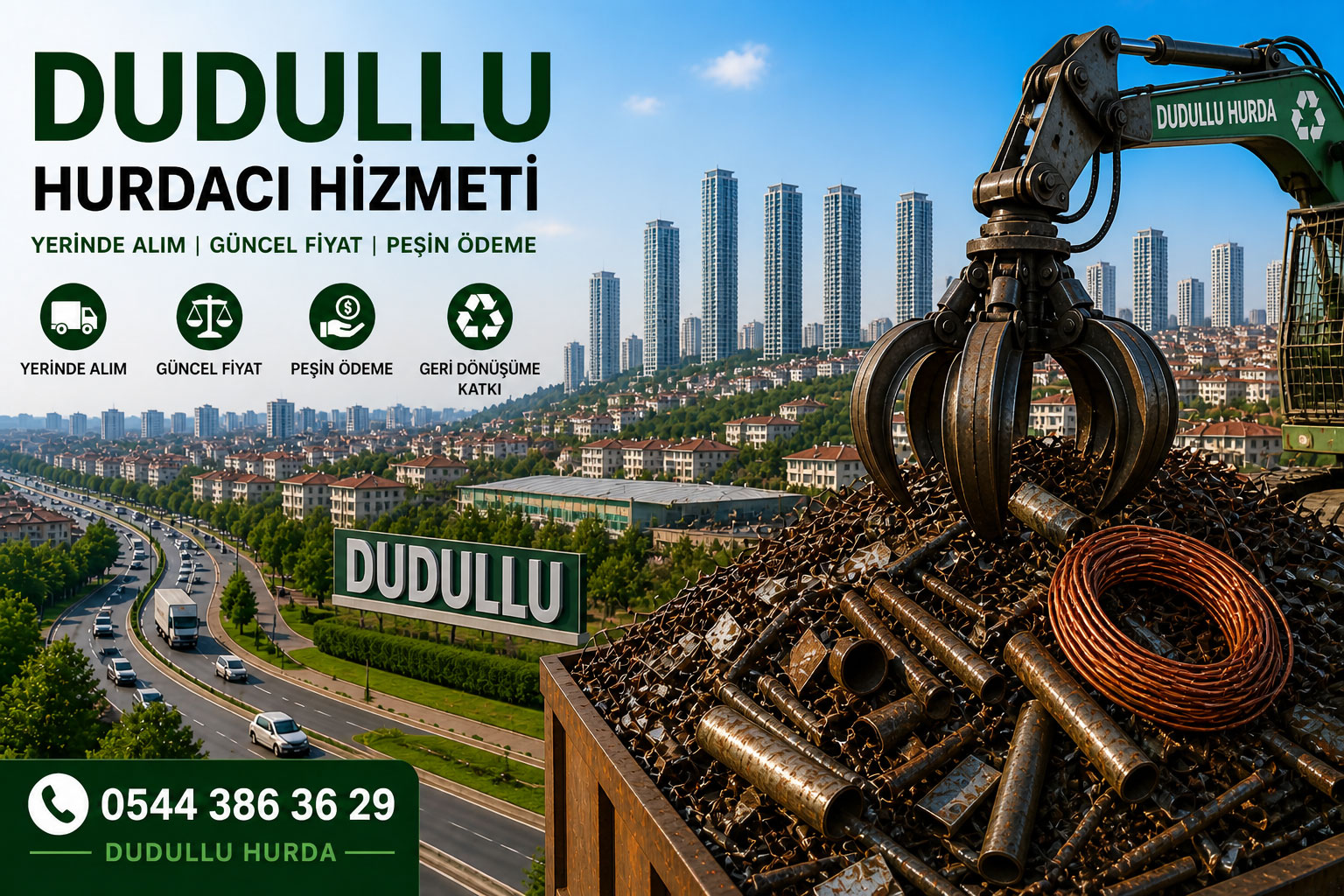 En Yakın Hurdacı Dudullu Hurda yerinde hurda alımı İstanbul